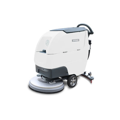品質  Hotels Walk Behind Scrubber Hot Sale Industrial Automatic Floor Cleaning Scrubber Machine 工場