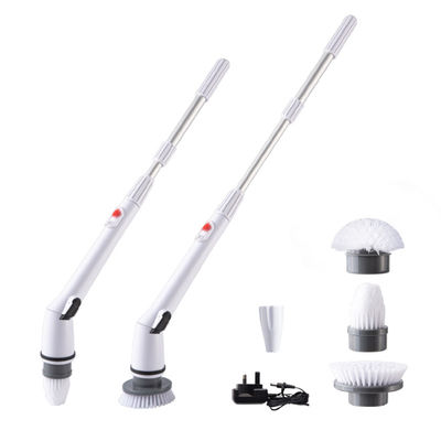 品質  Telescopic Floor Spinning Scrubber Power Brush Power Bathroom Cleaning Brush Handheld Electric Cordless Refilling Auto Rotation 工場